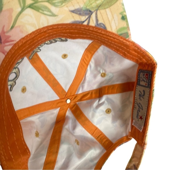 The Game "Daytona Beach" Floral Florida Yellow Strap Patch Logo Hat I OSFM - Picture 4 of 9